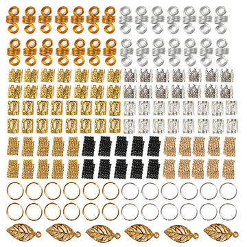 Hair Jewelry for Women Braids Dreadlock Accessories Metal Gold Hair Cuffs Decorations
